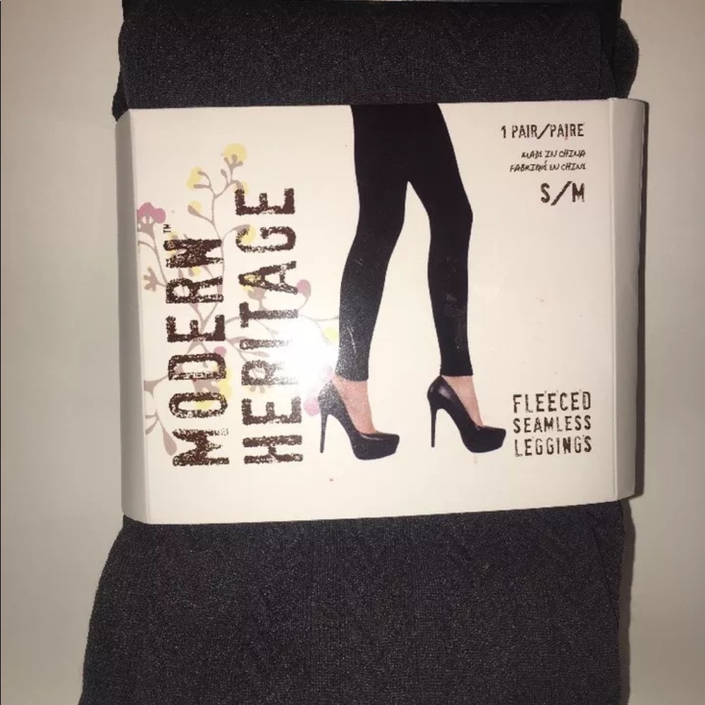 Modern  Heritage Fleeced Seamless Leggings Tights